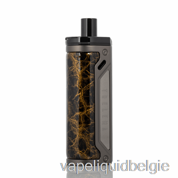 Vape Smaken Verloren Vape Thelema 80w Pod Mod Kit Gunmetal / Glanzend Leer